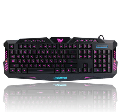 J10 Wired Gaming Keyboard & Colorful Backlit Gaming Mouse Set