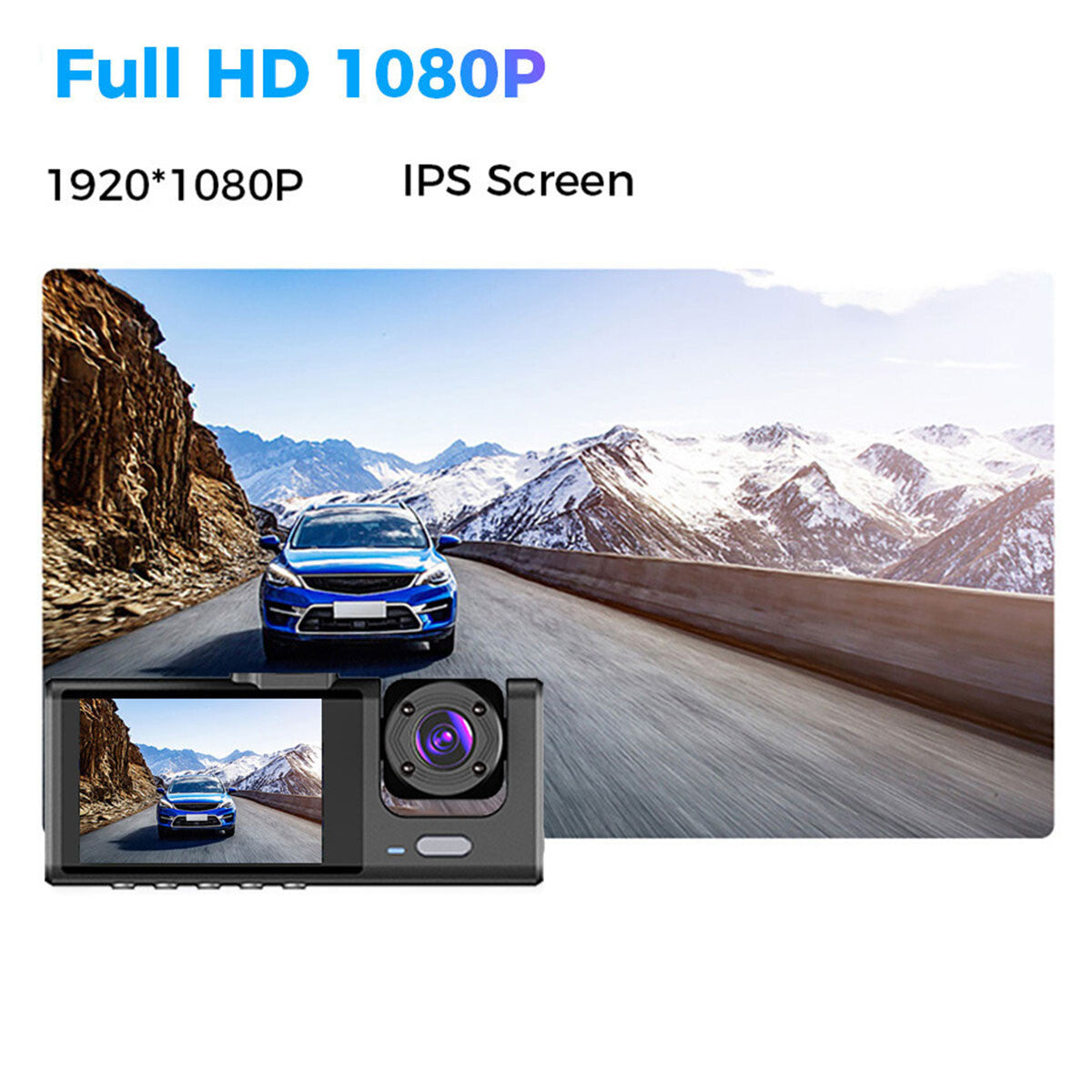 Win a 1080P Dual-Lens Car Dash Cam! Front and rear camera video recorder with G-sensor – exclusive giveaway prize only!