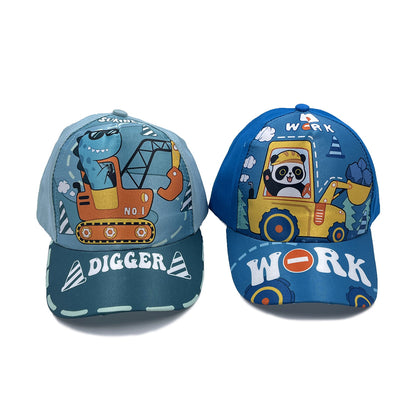 Children’s Excavator Baseball Cap – Cool Cartoon Style | Save 20% Today!