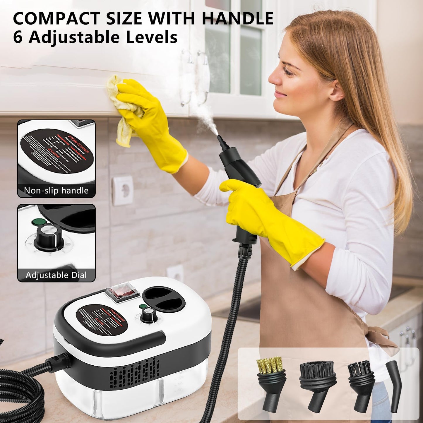 Win a Handheld 2500W Steam Cleaner | 12-in-1 Steamer for Home & Car Cleaning - ONLY AVAILABLE FOR GIVEAWAYS