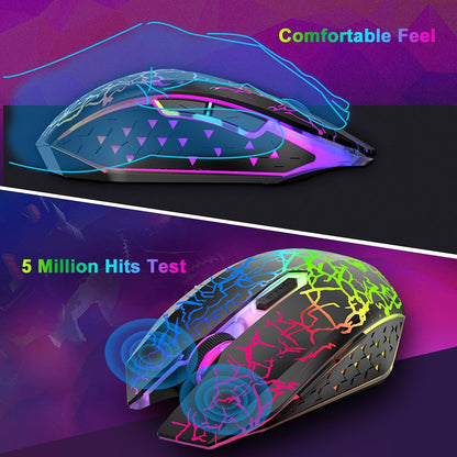 Sleek Black Wireless Keyboard & Mouse Set - SAVE $24