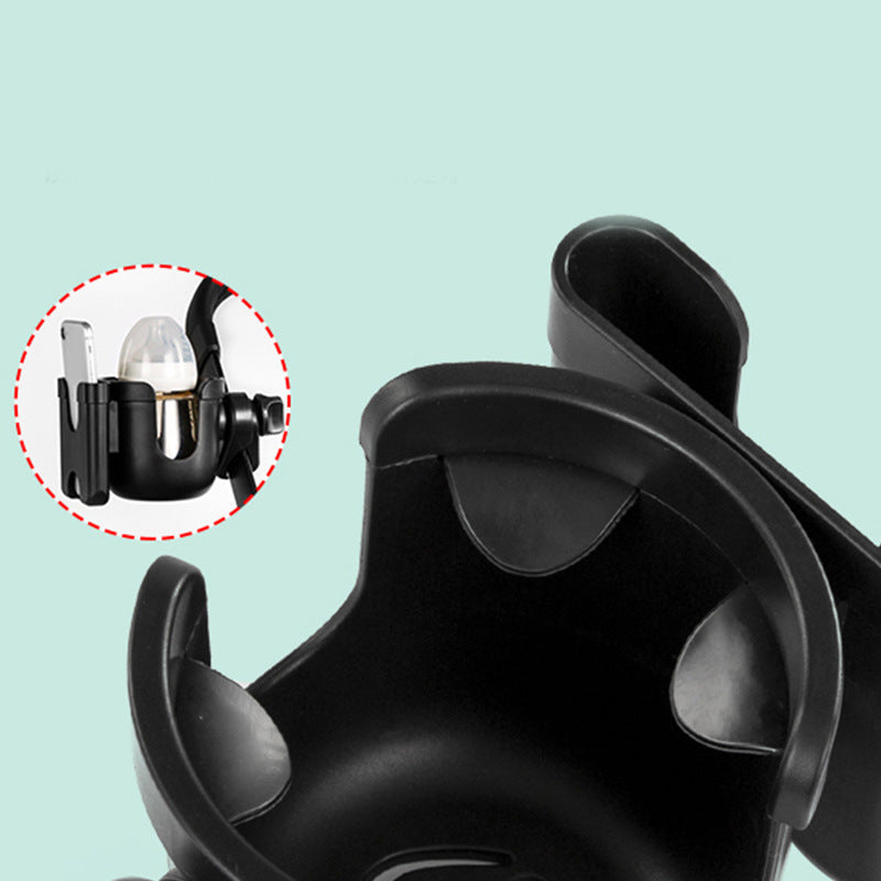 2-in-1 Stroller Cup & Phone Holder – Universal Accessory