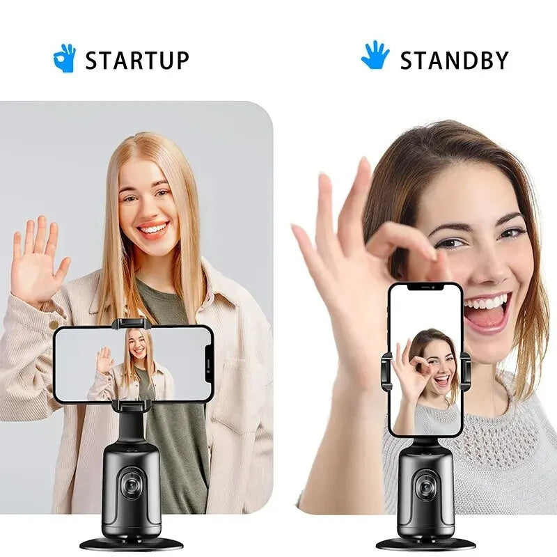 Win a 360° Smart Rotating Face-Tracking Phone Holder – hands-free video made easy, exclusive giveaway prize only!