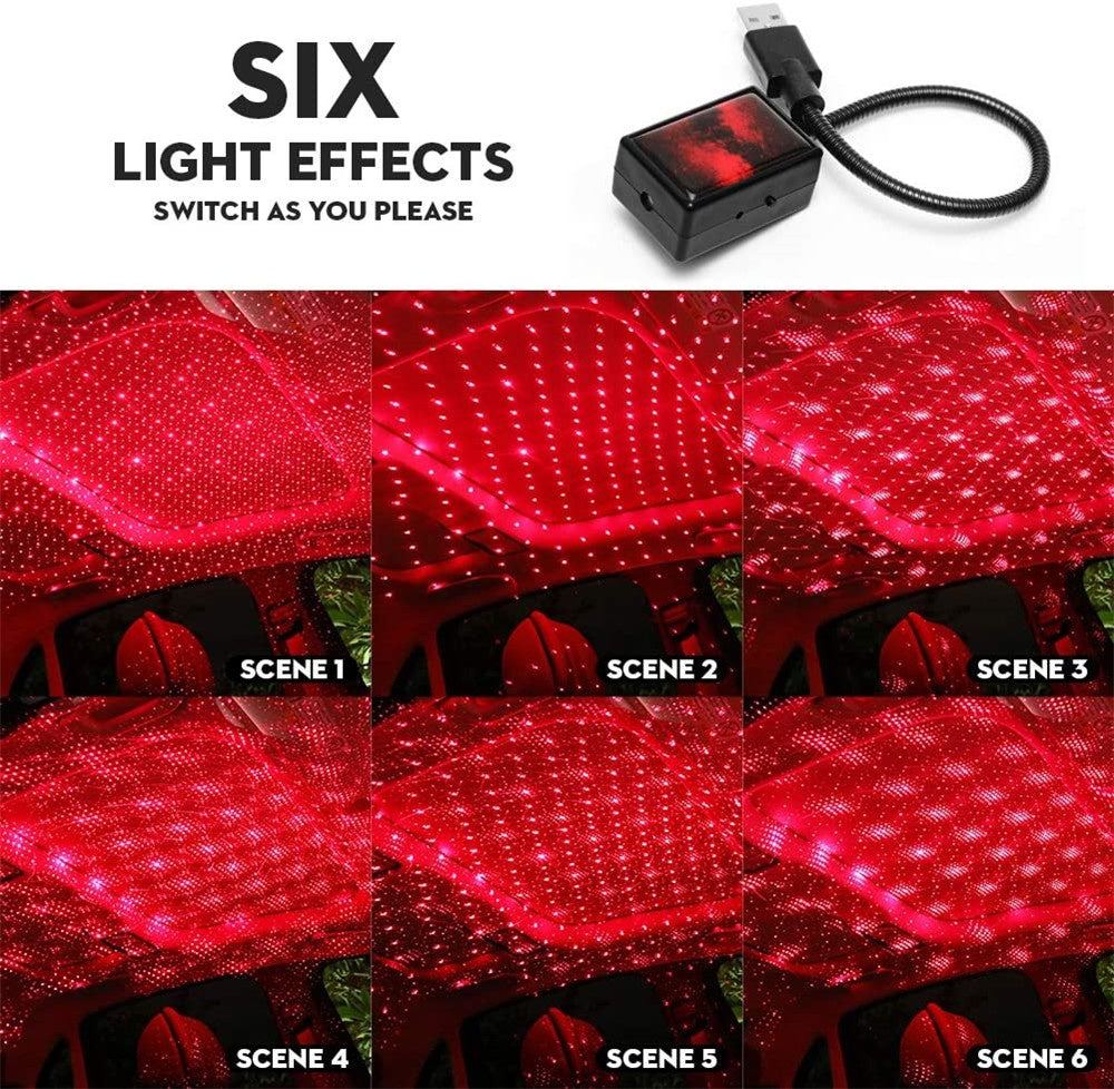 Starry Sky LED Projector – USB Car & Room Light