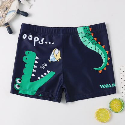 Boys’ Cartoon Print Two-Piece Swimsuit – Save 30% Today!