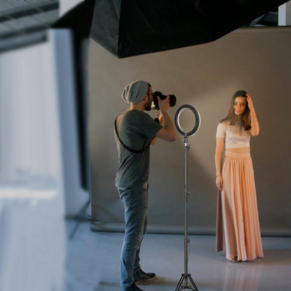 “LED Selfie Ring Light 10in – Adjustable Tripod, Phone Holder, USB Powered for Videos & Makeup”