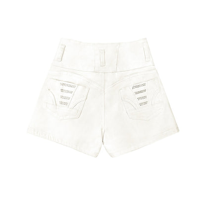 Hot Girl Summer White Denim Shorts – Save 20% Off Today!