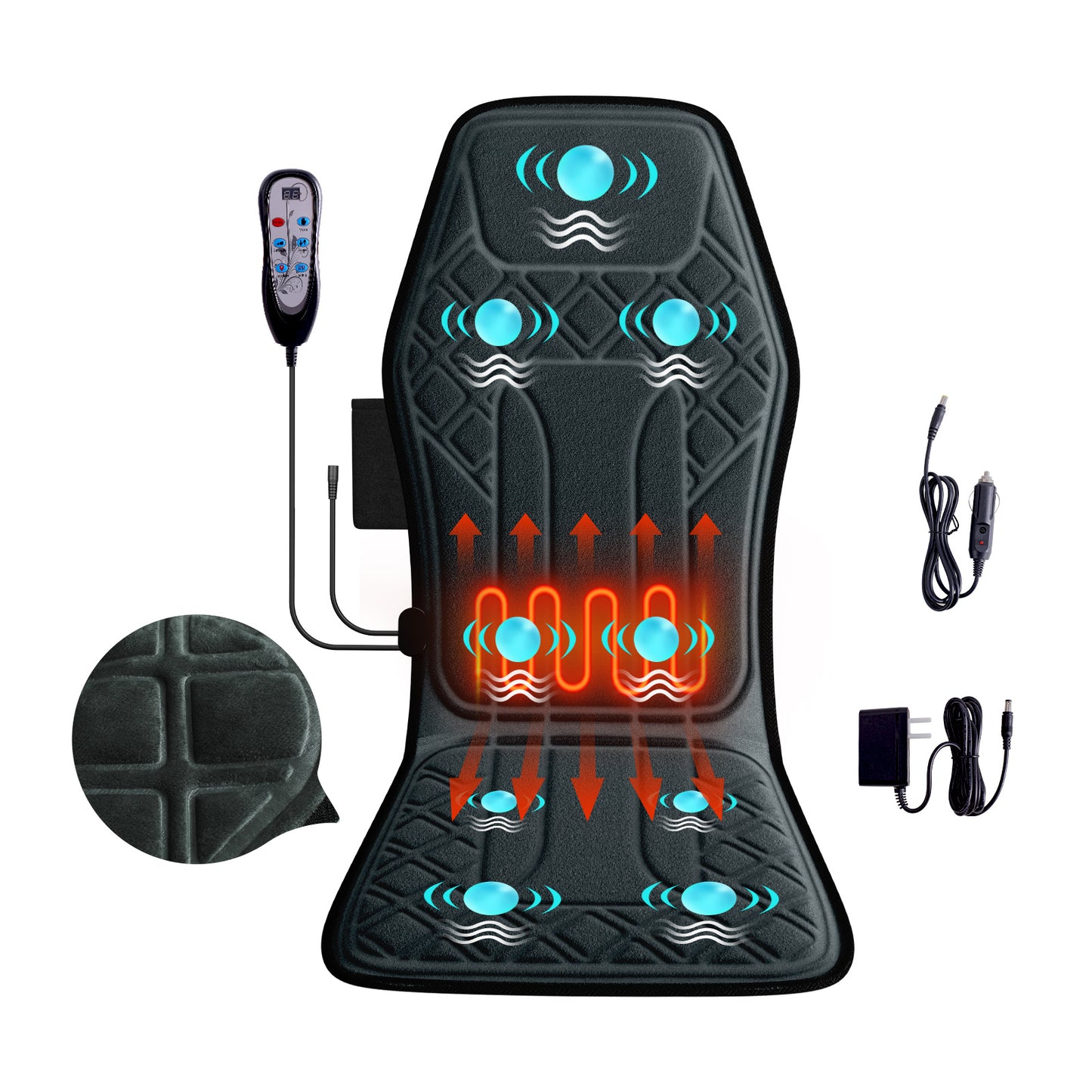 "Win the 2025 New Model Massage Cushion – Neck & Back Kneading with Heat, 9 Intensity Levels, 9 Modes, and Timer Settings! Exclusive Giveaway Only!"