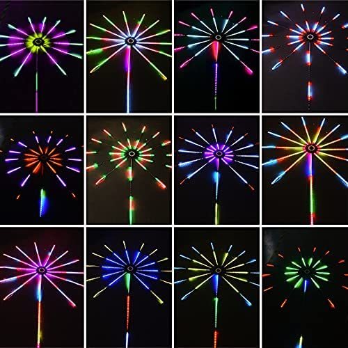 Firework LED Lights with Music Sync & Remote – Color Changing Room & Party Lighting