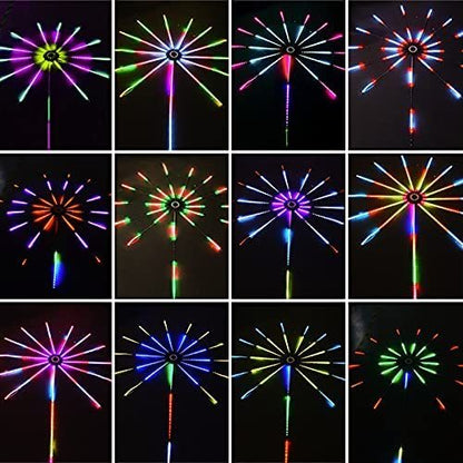 Firework LED Lights with Music Sync & Remote – Color Changing Room & Party Lighting
