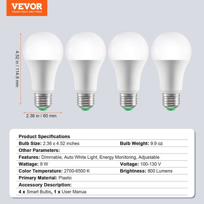 Premium VEVOR Smart LED Bulb