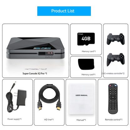 Three-System Retro Gaming Console – Home TV Set-Top Entertainment Box