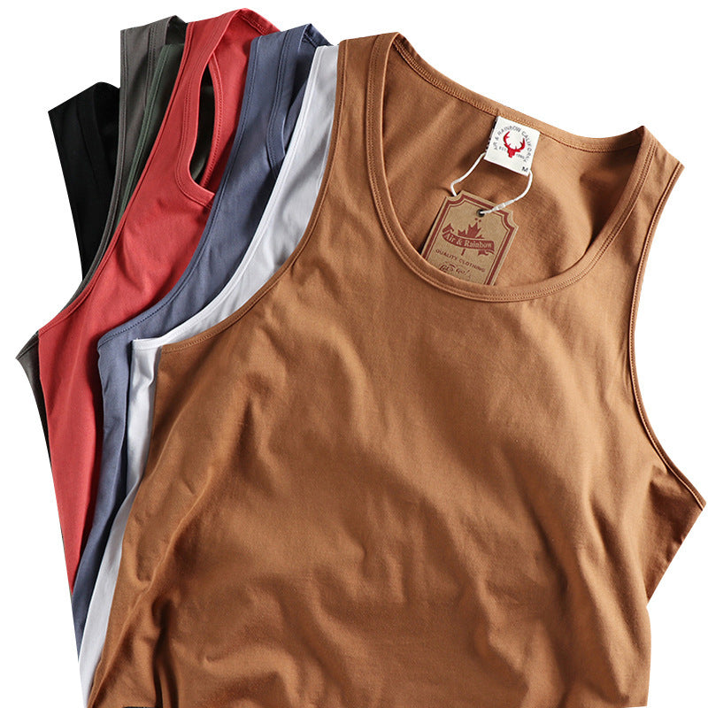 Men’s Summer Slim-Fit Cotton Tank Top | Save 20% Today!