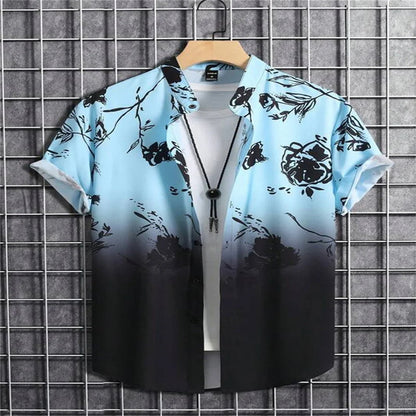Men’s 3D Printed Hawaiian Beach Shirt – Vibrant Summer Short Sleeve Style | Save 20% Today!