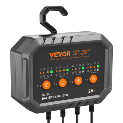 VEVOR 8A Smart Car Battery Charger – LiFePO4 & Lead-Acid - SAVE $273