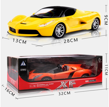 1:16 Scale High-Speed Remote Control Sports Car Model - Save 30%