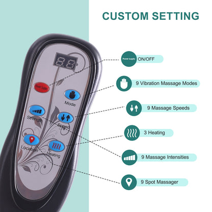 "Win the 2025 New Model Massage Cushion – Neck & Back Kneading with Heat, 9 Intensity Levels, 9 Modes, and Timer Settings! Exclusive Giveaway Only!"