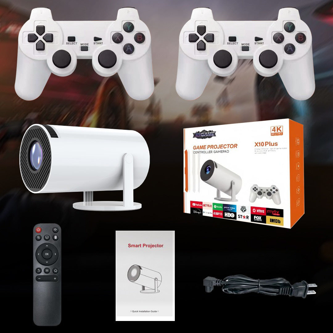 Portable Smart Home HD Projector – X10 Plus Family & Gaming Entertainment System