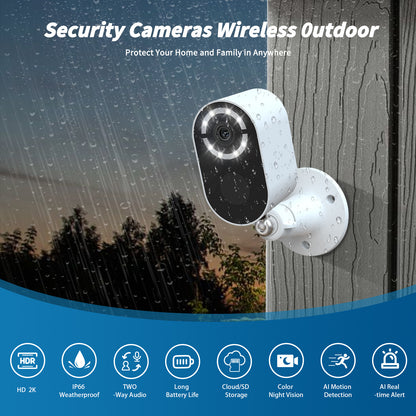 Solar Wireless Security Camera - SAVE $18