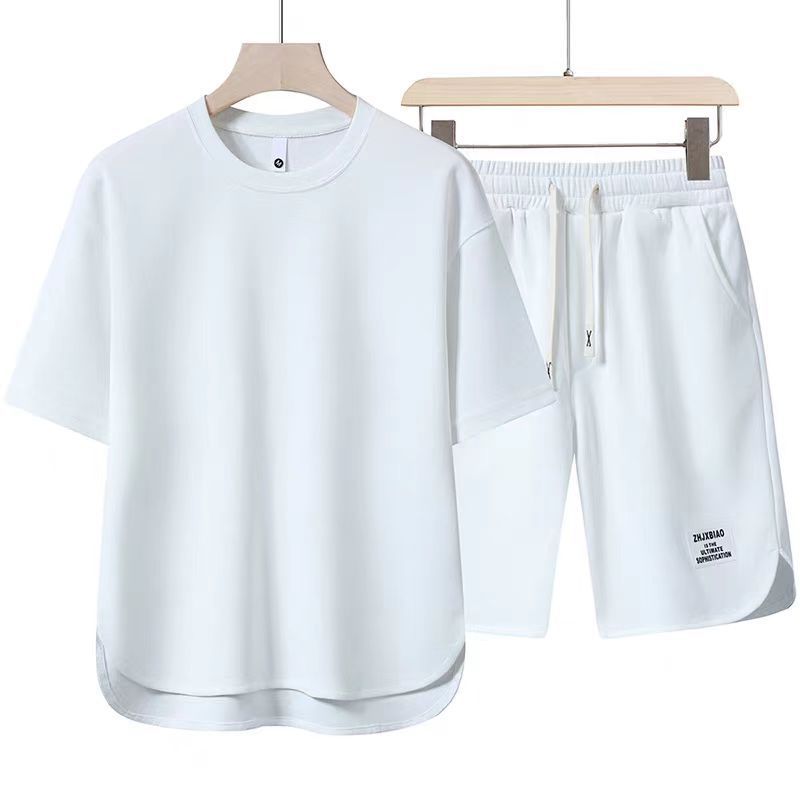 Men’s Summer Short Sleeve Lounge Set – Casual Round Neck Tee |Save 10% Today!