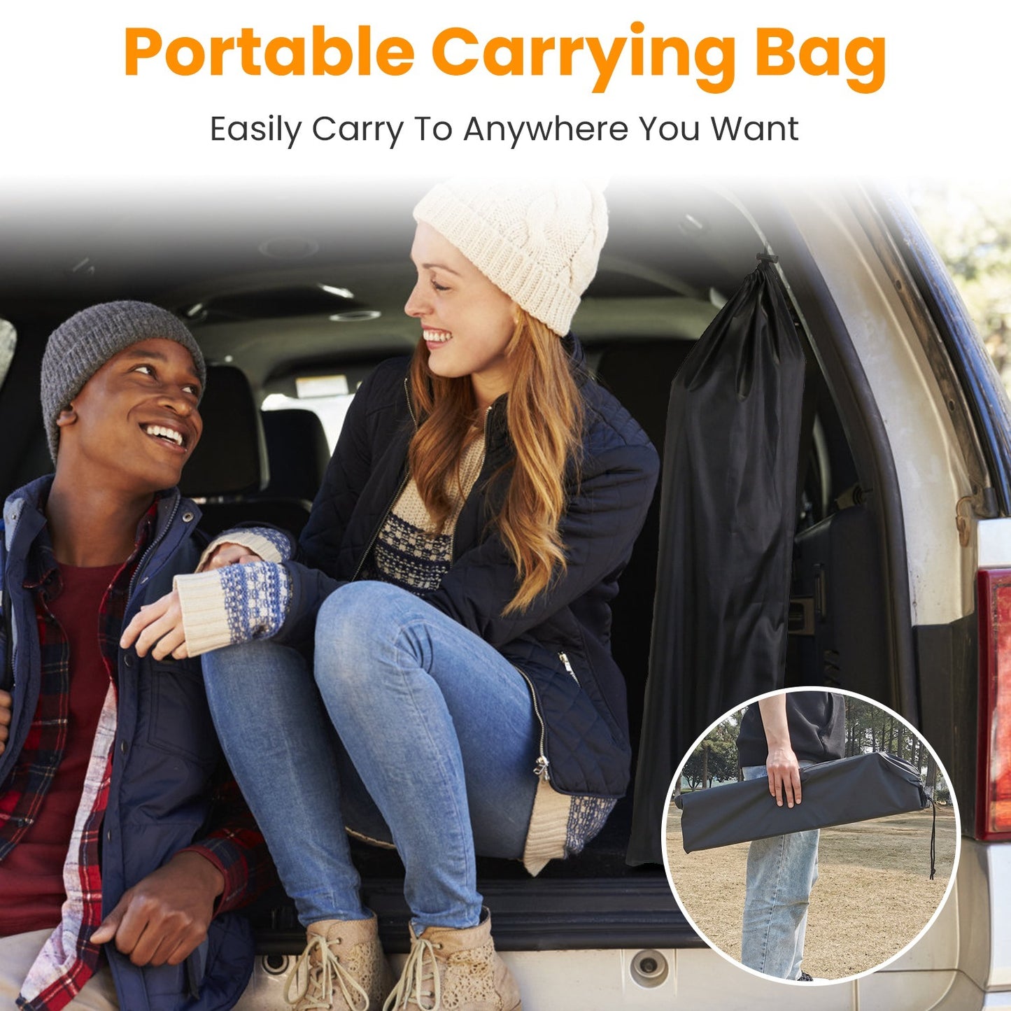 Win a Foldable Aluminum Camping Table with Storage Basket – Portable for Hiking, BBQ, Picnic & Fishing - ONLY AVAILBLE FOR GIVEAWAY ONLY