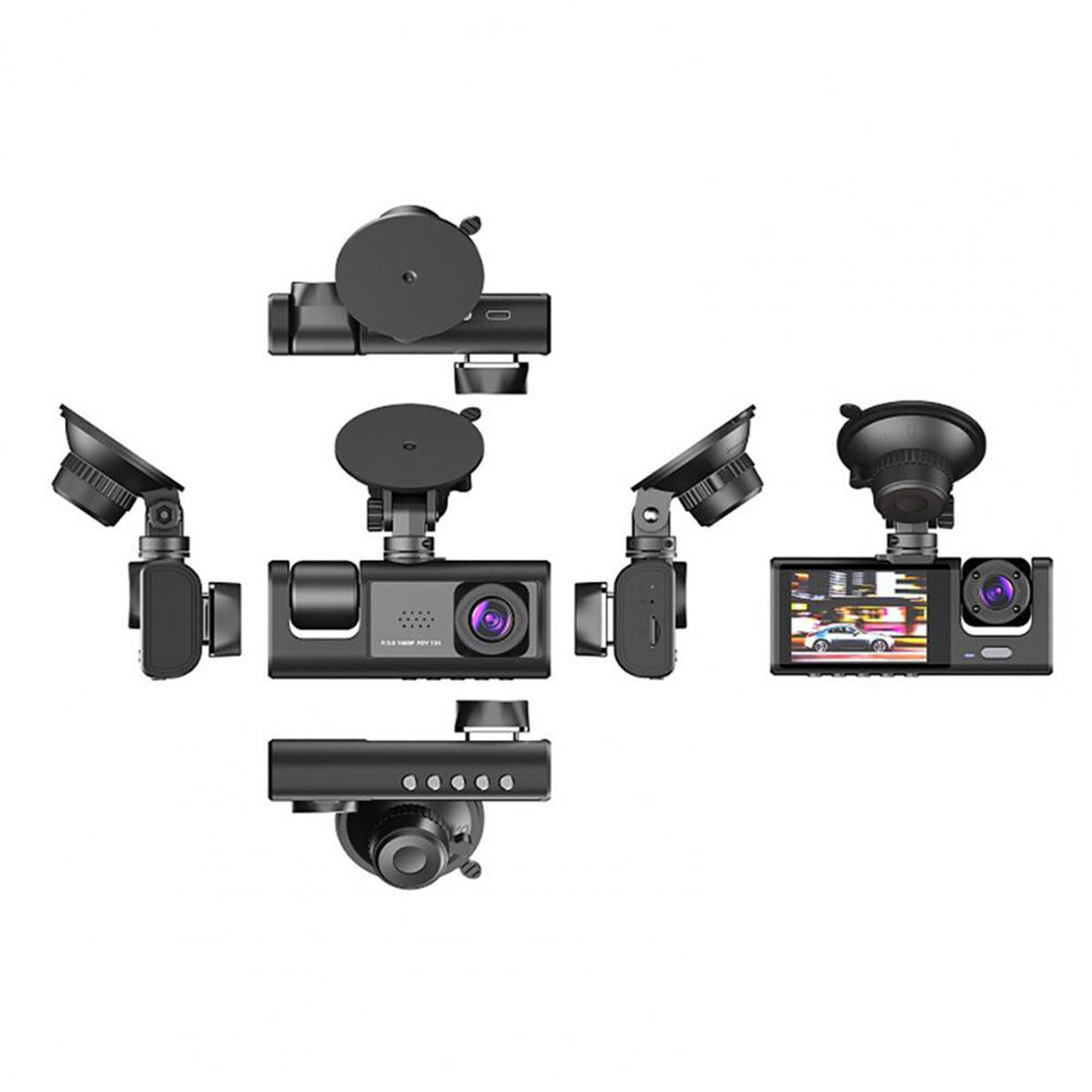 Win a 1080P Dual-Lens Car Dash Cam! Front and rear camera video recorder with G-sensor – exclusive giveaway prize only!