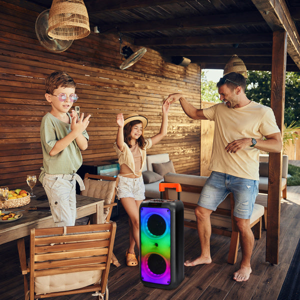 40W Portable LED Bluetooth Party Speaker (with Remote)
