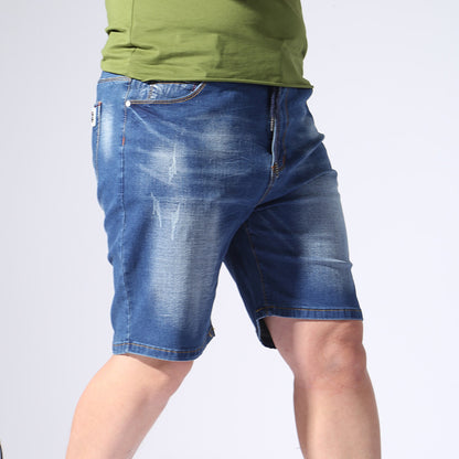 Men’s Summer Elastic Waist Denim Shorts | Save 20% Today!