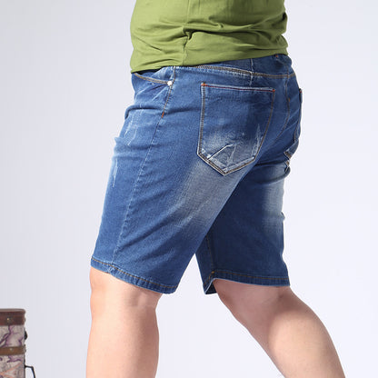Men’s Summer Elastic Waist Denim Shorts | Save 20% Today!