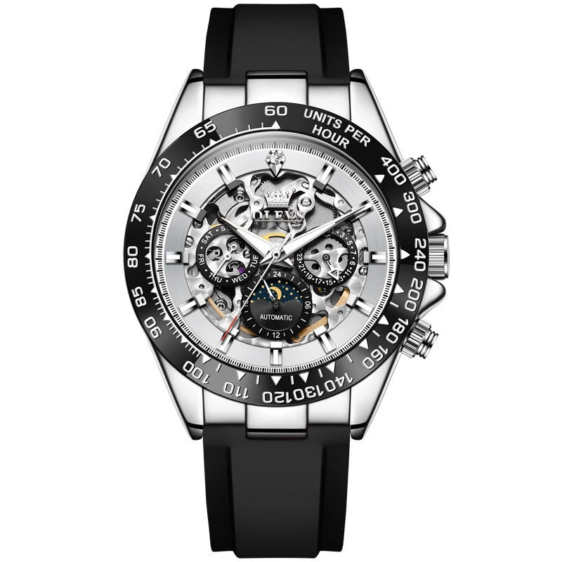 Automatic Mechanical Men’s Watch – Luxury Multi-Function Design | Save 10% Today!”
