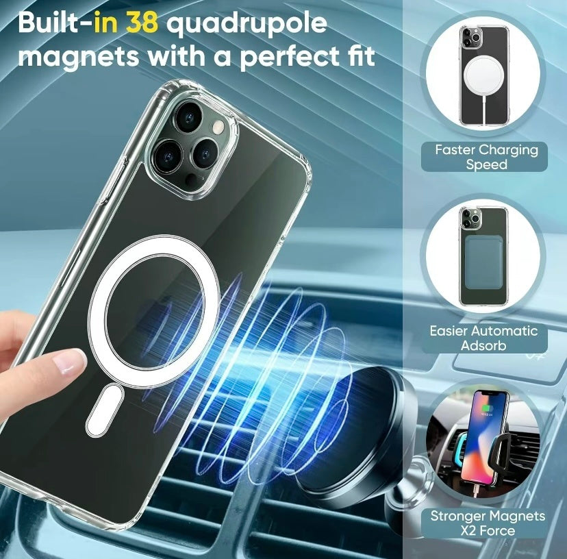 MagSafe Compatible Shockproof Case – Military-Grade Protection for iPhone 14/15 Series