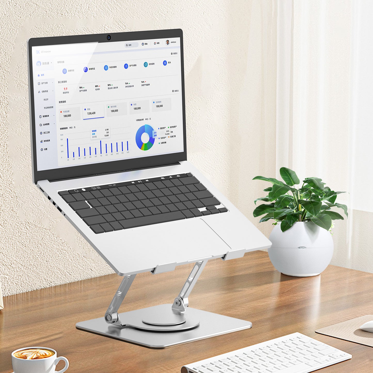 Rotating Foldable Adjustable Laptop Stand