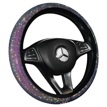 Diamond Bling Ringless Steering Wheel Cover