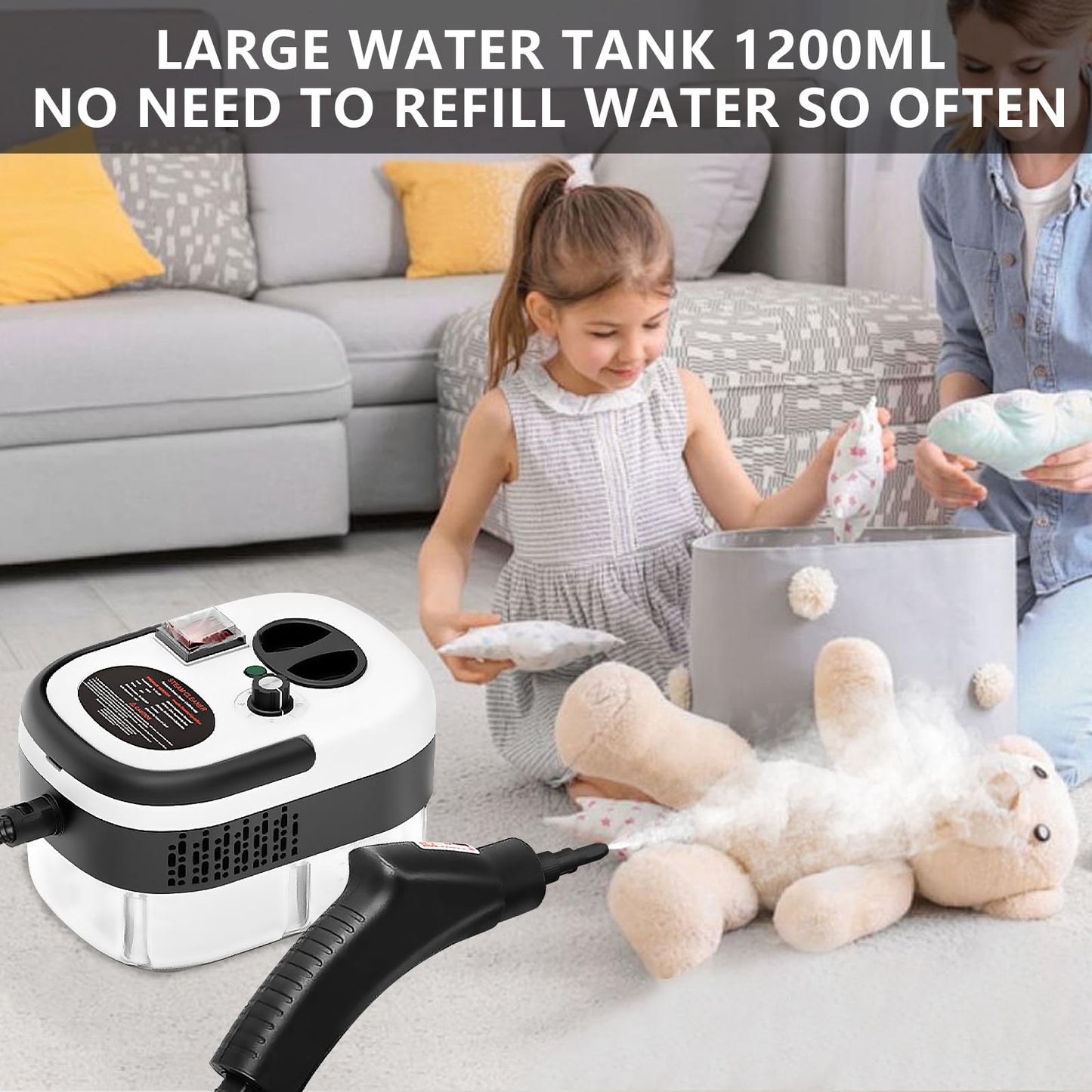 Win a Handheld 2500W Steam Cleaner | 12-in-1 Steamer for Home & Car Cleaning - ONLY AVAILABLE FOR GIVEAWAYS