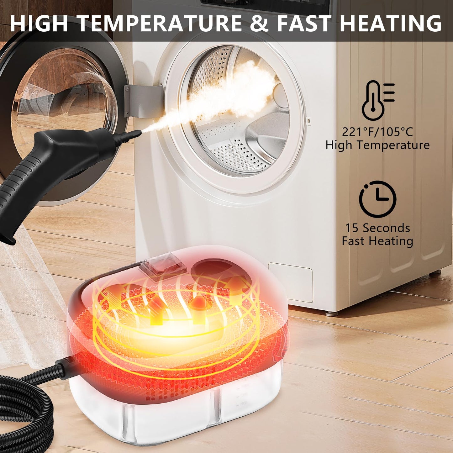 Win a Handheld 2500W Steam Cleaner | 12-in-1 Steamer for Home & Car Cleaning - ONLY AVAILABLE FOR GIVEAWAYS