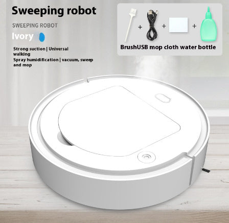 Intelligent Wireless Cleaning Robot – Multi-Function 3-in-1 Floor Care System