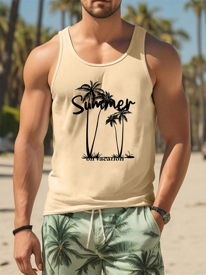 Men’s 3D Printed Hawaiian Sleeveless Tank Top | Save 20% Today!