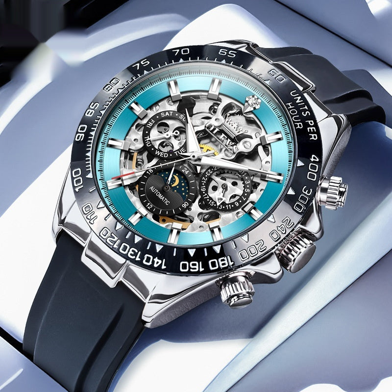 Automatic Mechanical Men’s Watch – Luxury Multi-Function Design | Save 10% Today!”