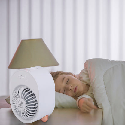 "Win a 4-in-1 Portable Mini Air Conditioner Fan – USB Rechargeable, Mist Cooling, Humidifier & LED Lights! Exclusive Giveaway Only!"