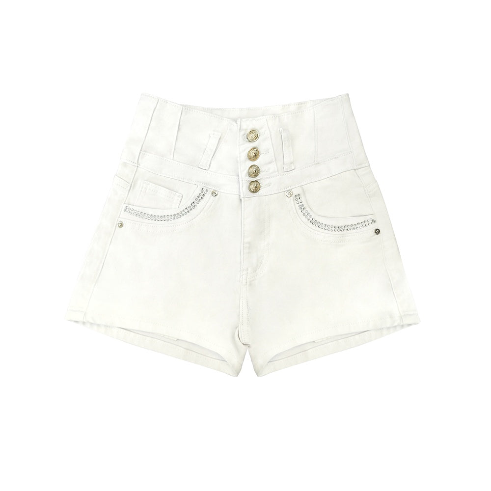 Hot Girl Summer White Denim Shorts – Save 20% Off Today!