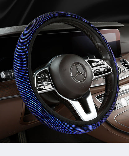 Diamond Bling Ringless Steering Wheel Cover