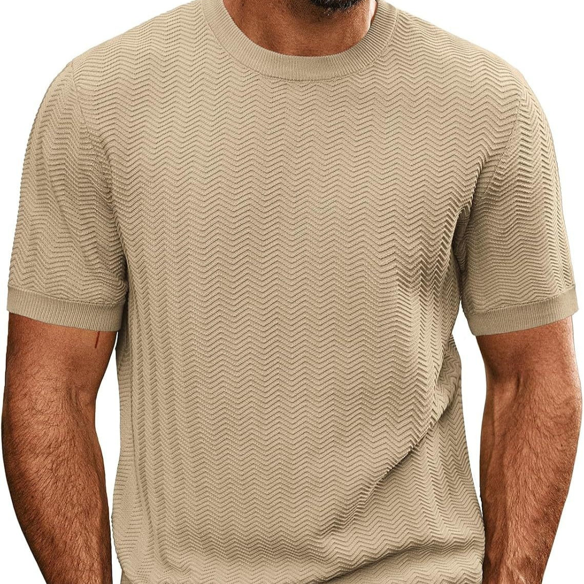 Men’s Summer Breathable Hollow Knit T-Shirt | Save 20% Today!