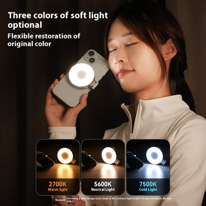 Magnetic Selfie Fill Light – LED Phone Ring Light