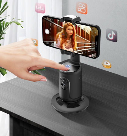Win a 360° Smart Rotating Face-Tracking Phone Holder – hands-free video made easy, exclusive giveaway prize only!
