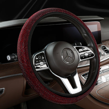 Diamond Bling Ringless Steering Wheel Cover