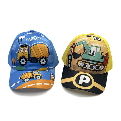 Children’s Excavator Baseball Cap – Cool Cartoon Style | Save 20% Today!