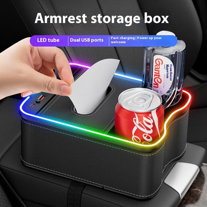 Premium Car Armrest Console Organizer – Multi-Function Storage Solution