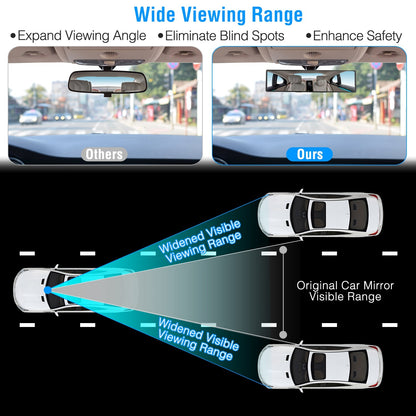 11.4” Clip-On Interior Rearview Mirror – Curved Design - SAVE $80