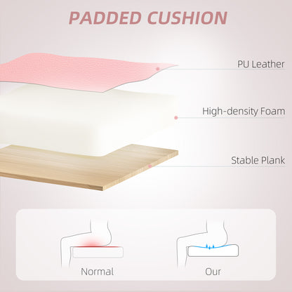 PU Leather Executive Office Chair with Headrest, Footrest & Recline