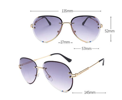 Luxury Rimless Sunglasses – Save 20% Today!
